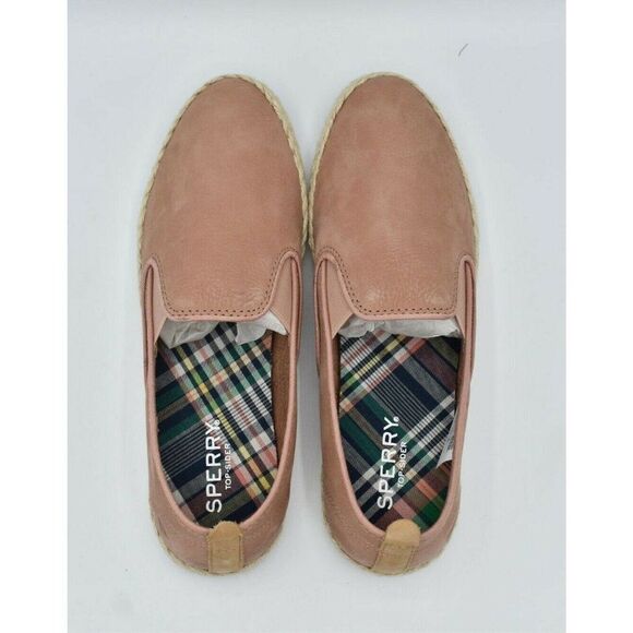 Sperry Womens Size 7 M Sailor Blush Jute Slip On Shoes STS84893 - Picture 8 of 10